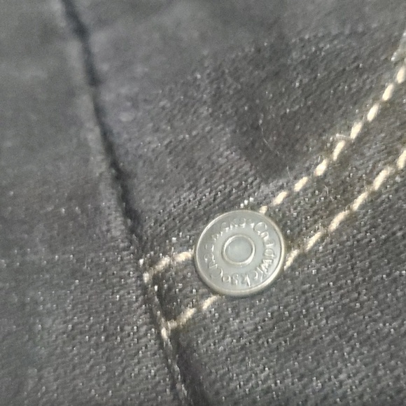 Chadwicks shorts women’s size 6 Bermuda length black demin pull-on elast… - Picture 10 of 16